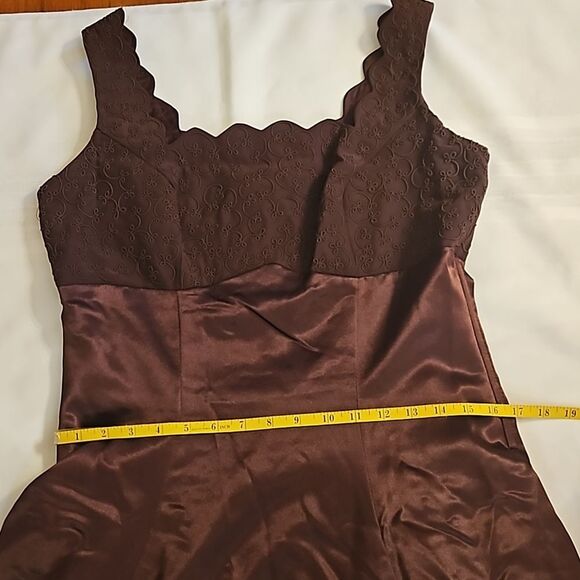 Brown Maxi Gown size 8 - Picture 10 of 11